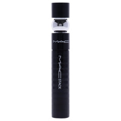 MAC MacStack Mascara bottle close-up highlights rich pigment and smooth formula.