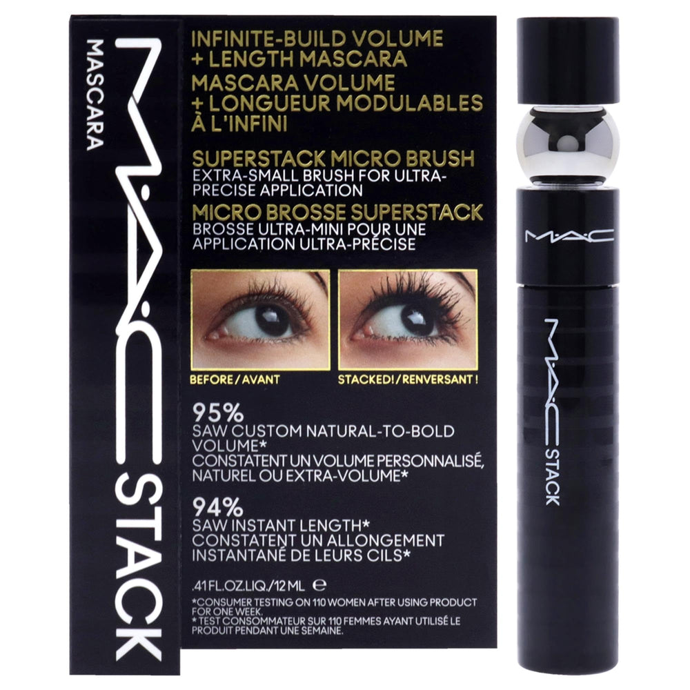 MAC MacStack Mascara close-up of mega brush for instant volume and lift