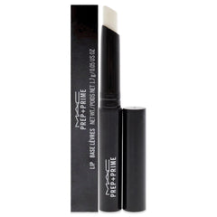 MAC Prep + Prime Lip product shot shows a colour-free base for smoother lipstick wear.