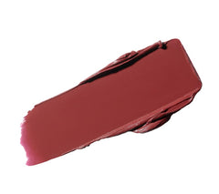 MAC Ximal Silky Matte Lipstick Go Retro applied on lips offers silky-matte finish.