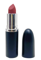 MAC Ximal Silky Matte Lipstick Go Retro swatch reveals versatile everyday color.