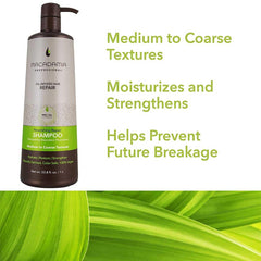 Nourishing Moisture Shampoo pump for easy, mess-free dispensing.