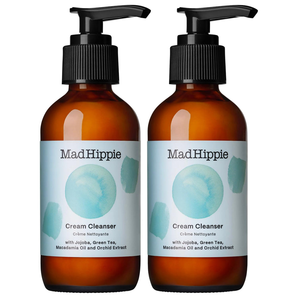 Mad Hippie Cream Cleanser 2-pack front bottle for gentle daily cleansing