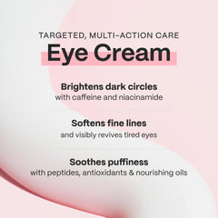Mad Hippie Eye Cream being dot-applied under the eye for gentle care.