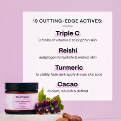 Mad Hippie Triple C Night Cream texture inviting easy night-time application.