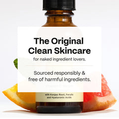 Applying Mad Hippie Vitamin C Serum after cleansing to balance skin.