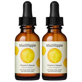 Mad Hippie vitamin c serum bottle close-up showing vegan glow potential