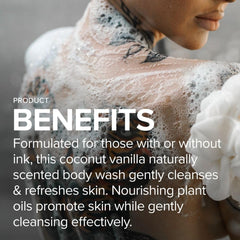 Mad Rabbit Refresh Body Wash in shower lather for refreshed skin.