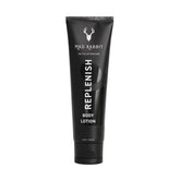 Mad Rabbit Replenish bottle front shows fragrance-free daily hydration for all skin types.