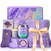 MADDIFY knitted blanket with tassels offers cozy warmth for relaxing evenings.