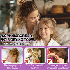 MADHOLLY anti-frizz microfiber towel protects curls and reduces friction.