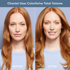 Madison Reed ColorSolve Weightless Volume Shampoo application showing easy distribution for fine hair