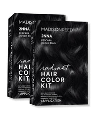 Madison Reed Pescara Black bottle closeup showing rich gray coverage