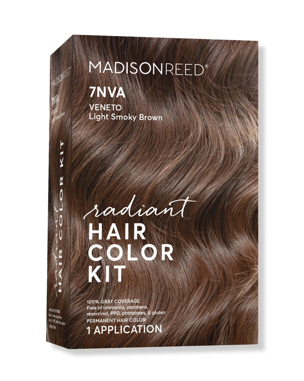 Madison Reed Radiant Color Kit box shows premium at-home gray coverage