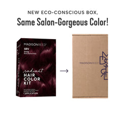 Madison Reed Radiant Color Kit color cream tube with deep garnet shade