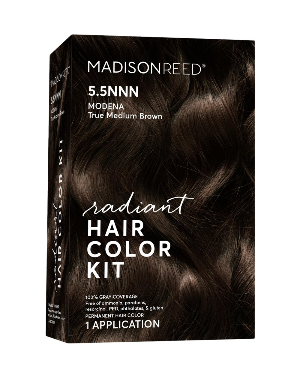 Madison Reed Radiant Color Kit Modena bottle close-up for rich color preparation