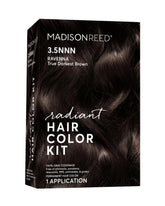 Madison Reed Radiant Color Kit Ravenna Brown packaging highlights at-home color convenience
