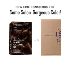 Madison Reed Radiant Color Kit swatches and application guide to confidently select shade.