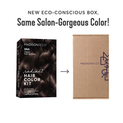 Madison Reed Radiant Color Kit Torino box front conveys premium salon-grade color experience at home.