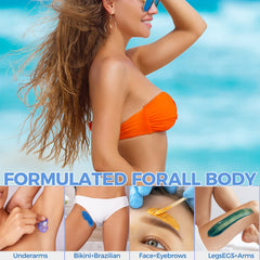 Madors Brazilian-area waxing target with minimized irritation.