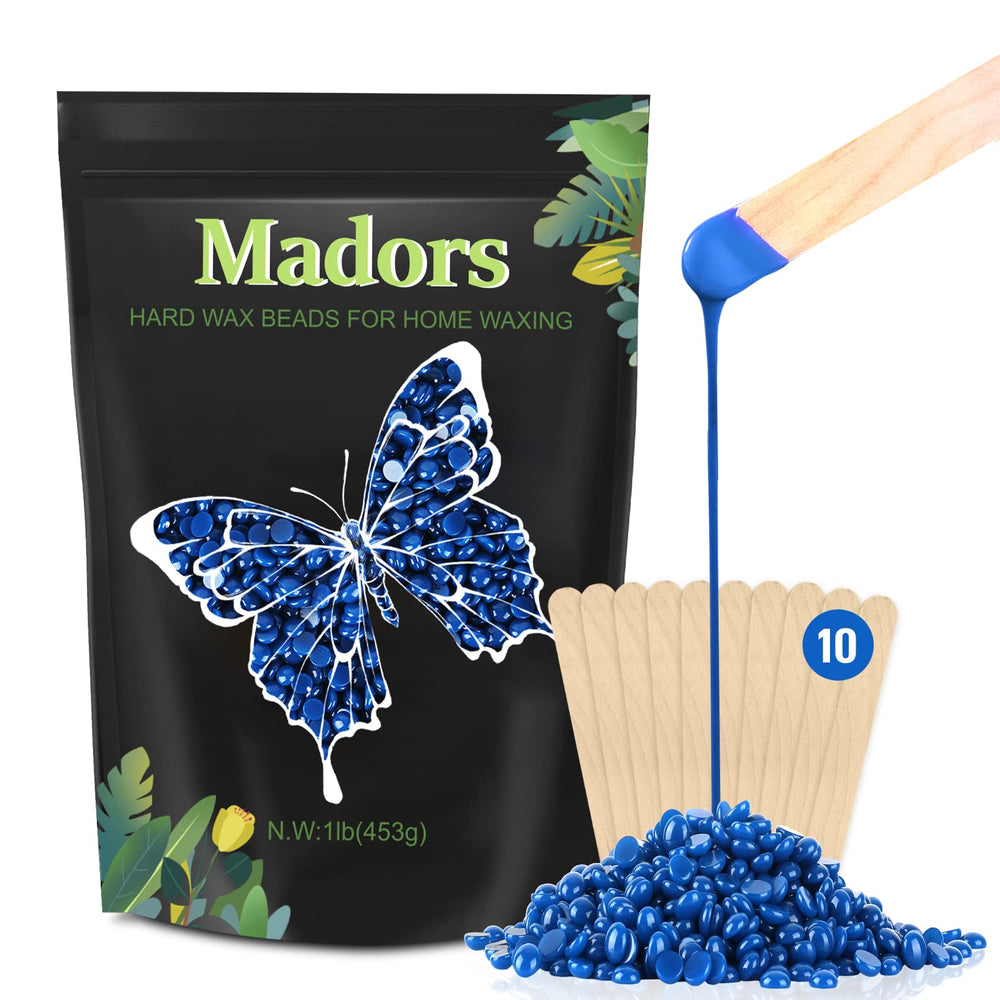 Madors hard wax beads kit for at-home full-body waxing.