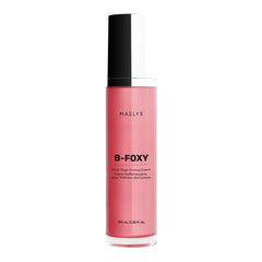 MAËLYS B-FOXY inner-thigh cream tube shows firmer-looking thighs and smoother skin.