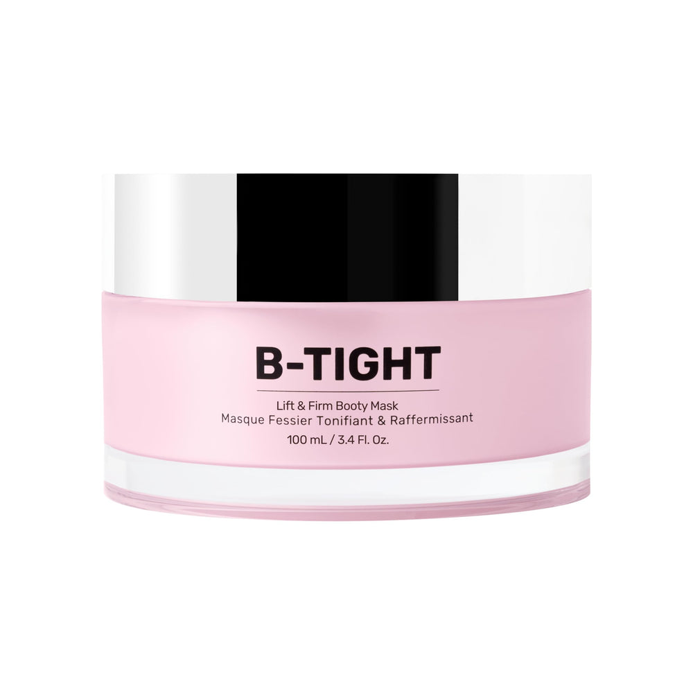 MAËLYS B-TIGHT leave-on mask bottle close-up showing premium formula for smoother-looking skin.