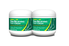 MagniLife foot cream close-up showing tingling relief in action.