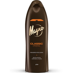 Magno shower gel lather forming dense white foam in water