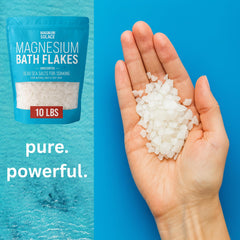 Magnum Solace Dead Sea mineral flakes packaging ready for a mineral-rich soak