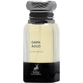 Maison Alhambra Dark Aoud top-notes cardamom-pepper evoke bold evening allure.