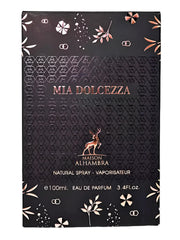 Rose and white flowers note in Mia Dolcezza for subtle elegance