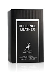 Maison Alhambra Opulence Leather cap detail showcasing premium packaging and design.