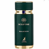Maison Alhambra Sceptre Malachite bottle side view for evening elegance.