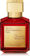 Maison Francis Kurkdjian Baccarat Rouge 540 luxury packaging conveys high-end gifting potential.
