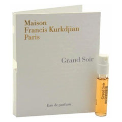 Grand Soir vial spray from Maison Francis Kurkdjian offers long-lasting warmth for refined evenings.