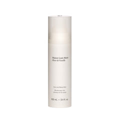 Maison Louis Marie Fleur de Vanille hair mist bottle for alcohol-free hydration.