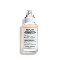 Maison Margiela Beachwalk bottle front shows fresh coastal scent for daily wear.