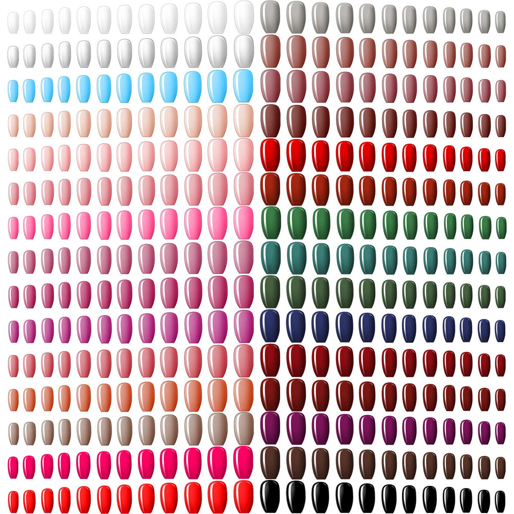 Maitys 720 piece nails package overview for versatile DIY manicures