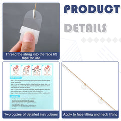 Maitys soft face lift tapes close-up emphasizes gentle, skin-friendly adhesion
