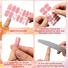 Maitys nail sticker file included helps create precise edges for a professional finish