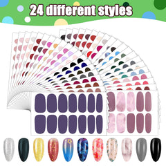 Maitys self-adhesive wraps apply easily for salon-like nails at home
