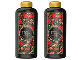 Maja perfumed talcum powder 2-pack packaging on display