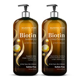 Majestic Pure Biotin Shampoo bottle for volumizing cleanse and fuller-looking hair.