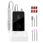 Makartt electric nail drill with 35000rpm coreless motor for fast, precise filing.