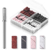 Makartt nail drill bands mandrel ready for secure attachment in a manicure setup