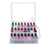 Makartt Nail Polish Organizer front view showing 48 bottle capacity for easy color selection.