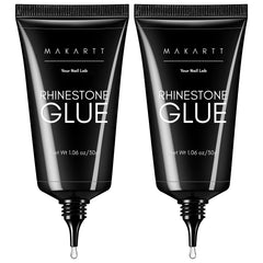 Makartt Nail Rhinestone Glue 60ml bottle pour enhances precise gem adhesion