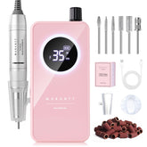 Makartt rechargeable nail drill front view — compact power for home manicures