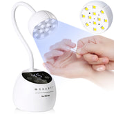 Makartt UV LED Nail Lamp gooseneck extension provides precise, even curing for gel nails.